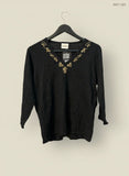 Winter Knitted Tops | eastex | Preloved Branded | Black lambswool | Premium | OTS Thrift Store Peshawar Pakistan