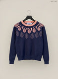 UK Imported secondhand Winter Knitted Tops - Harkel brand, DarkBlue viscose, Premium Plus condition, for Women - Online Thrift Store Lahore Pakistan