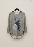 Winter Knitted Tops | Unknown | Preloved Branded | Brown acrylic | Premium | OTS Thrift Store Lahore Pakistan