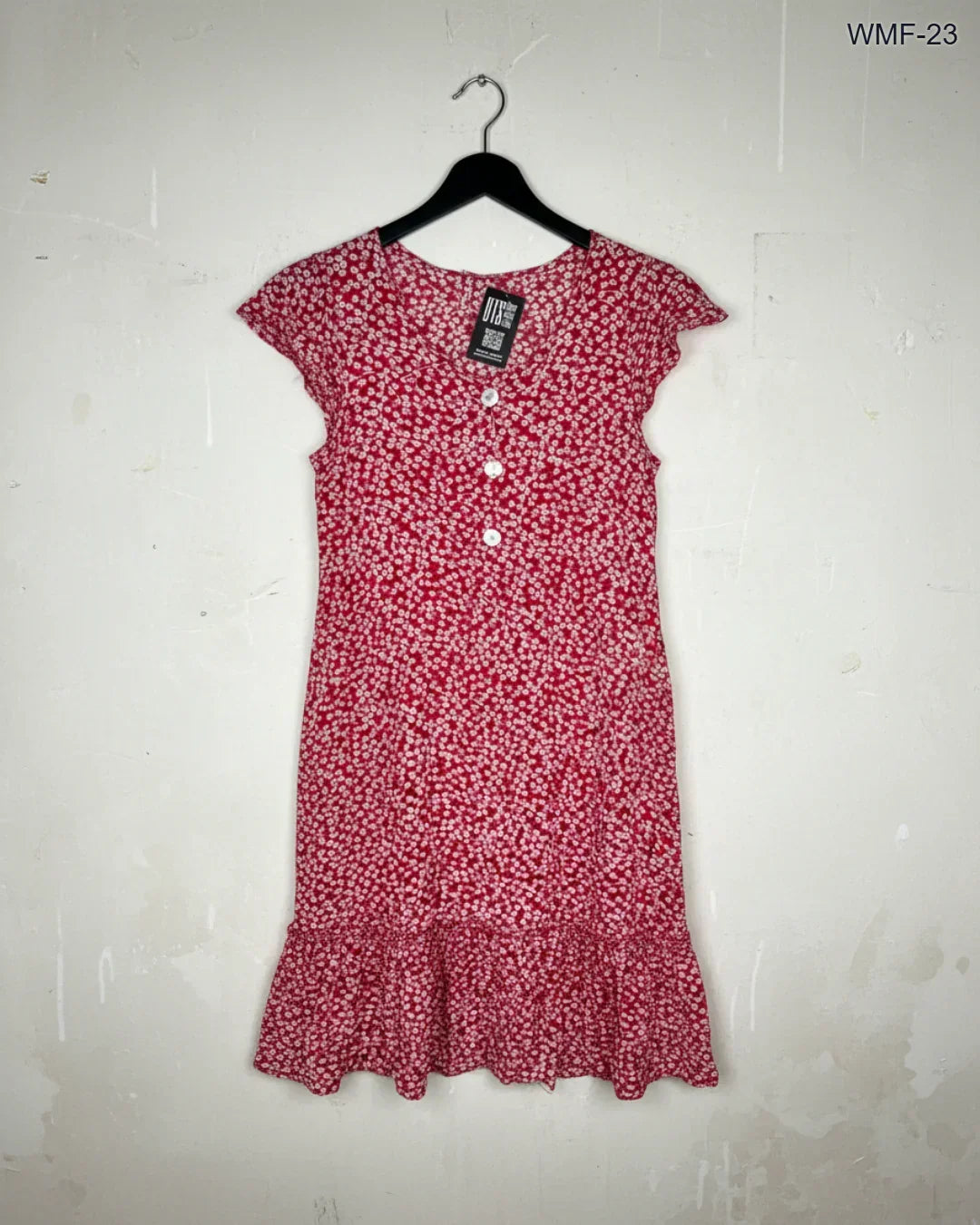 Women Maxi & Frock | Unknown | Preloved Branded | Red Polyester | Premium | OTS Thrift Store Lahore Pakistan