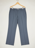 Shop Premium Womens Pants & Trousers by RACHEL | Preloved Branded Clothes | Grey Polyester | Women | OTS Thrift Store Islamabad Pakistan