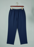 Secondhand Branded Womens Pants & Trousers by Franztex, DarkBlue Polyester fabric, Premium condition, for Women - Online Thrift Shop Islamabad Pakistan
