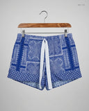 Premium Condition Womens Shorts | Preloved LABLE CUT | Blue Viscose | Thrift Shop for Women Peshawar Pakistan | OTS