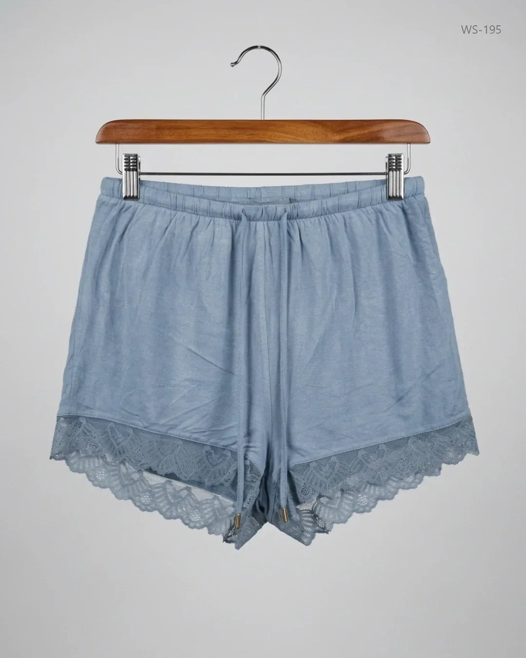 Shop Premium Womens Shorts by PRETTY YOU LONDON | Preloved Branded Clothes | BLUE Polyester | Women | OTS Thrift Store Lahore Pakistan