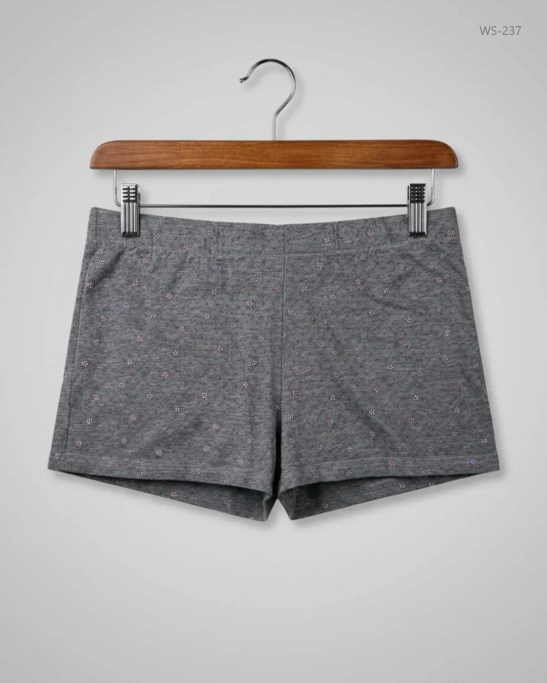 UK Imported secondhand Womens Shorts - DISNEP STORE brand, Gray Cotton, Premium condition, for Women - Online Thrift Store Peshawar Pakistan