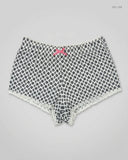 Premium Condition Womens Shorts | Preloved LOVE TO LOUNGE | OffWhite Polyester | Thrift Shop for Women Lahore Pakistan | OTS