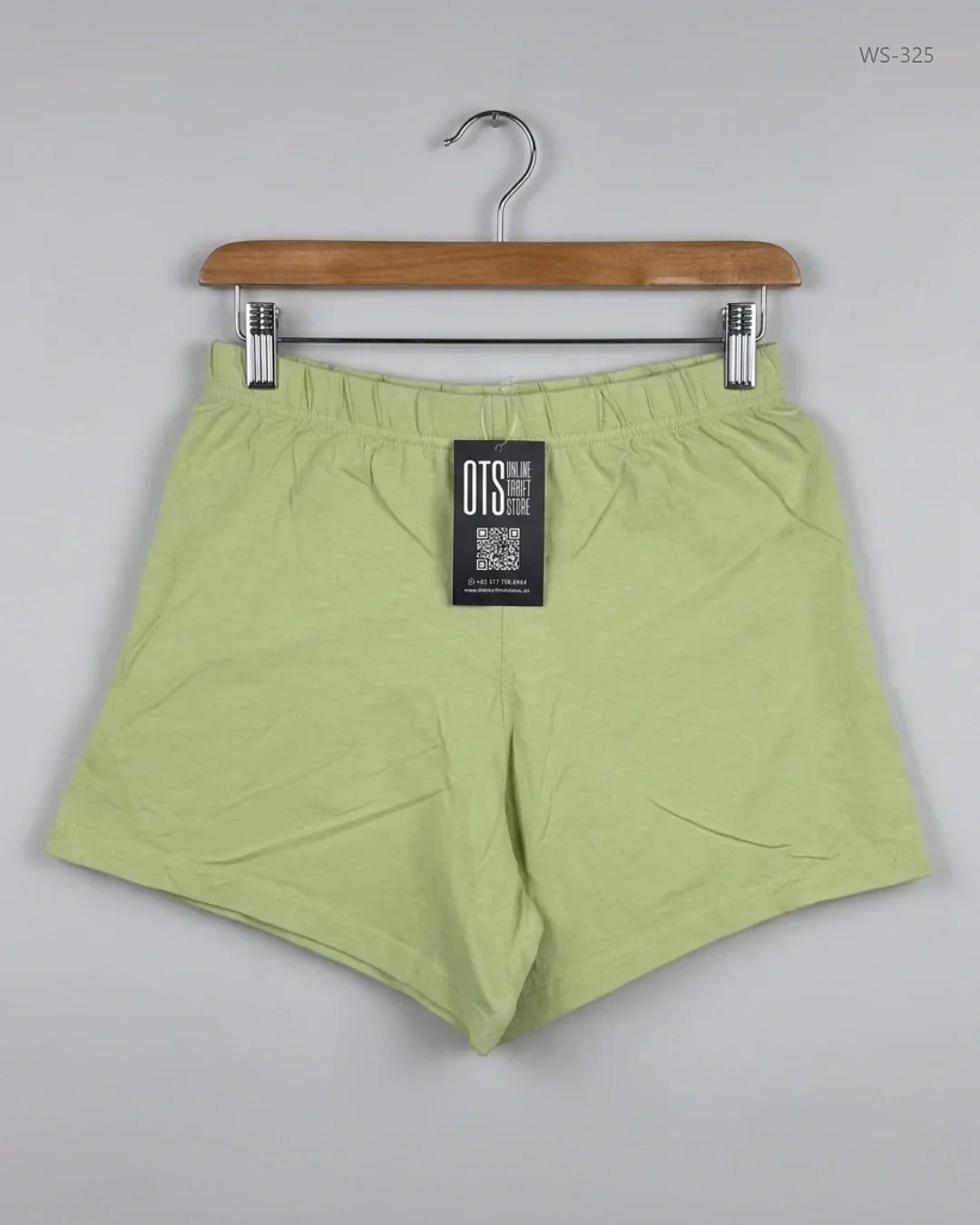 Shop Premium Womens Shorts by Primark | Preloved Branded Clothes | Green Cotton | Women | OTS Thrift Store Islamabad Pakistan