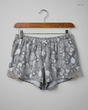 Shop Premium Womens Shorts by LOVE TO LOUNGE | Preloved Branded Clothes | Gray Polyester | Women | OTS Thrift Store Islamabad Pakistan