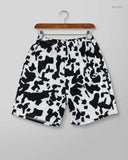Womens Shorts | CUT LABEL | Preloved Branded | Black & White Polyester | Premium | OTS Thrift Store Islamabad Pakistan