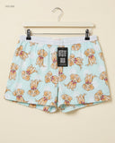 UK Imported secondhand Womens Shorts - Peter Alexander brand, Cyan Cotton, Premium Plus condition, for Womens - Online Thrift Store Lahore Pakistan