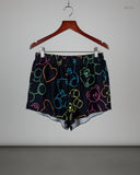 Secondhand Branded Womens Shorts by Cut Label, Multi Polyester fabric, Premium condition, for Women - Online Thrift Shop Karachi Pakistan