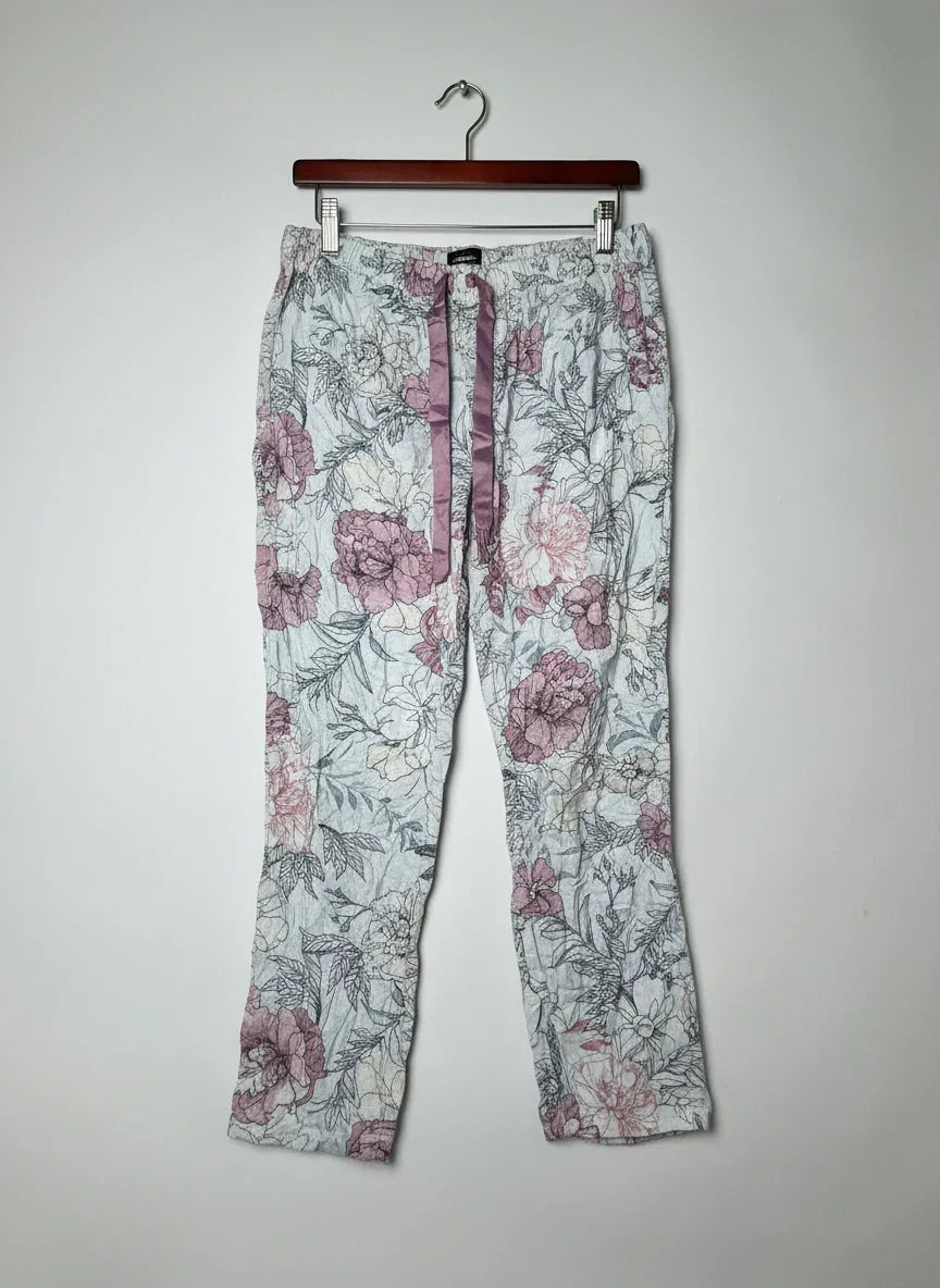 Premium Condition Womens Summer Trousers | Preloved LOVE TO LOUNGE | MULTI Viscose | Thrift Shop for Womens Peshawar Pakistan | OTS