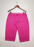 UK Imported secondhand Womens Summer Trousers - George brand, DARK PINK Polyester, Premium condition, for Womens - Online Thrift Store Lahore Pakistan