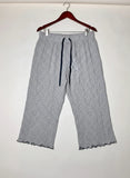 Secondhand Branded Womens Summer Trousers by Cut Label, Gray Polyester fabric, Premium condition, for Womens - Online Thrift Shop Karachi Pakistan