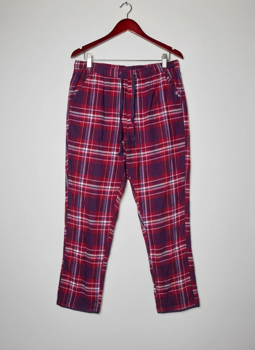 UK Imported secondhand Womens Summer Trousers - CYBER JUMMIES brand, RED MULTI Cotton, Premium condition, for Womens - Online Thrift Store Peshawar Pakistan