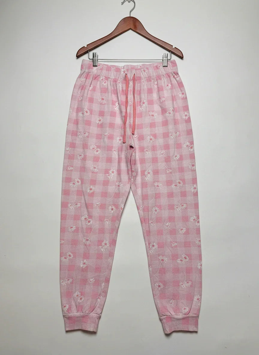 Premium Condition Womens Summer Trousers | Preloved F&F | Pink Polyester | Thrift Shop for Womens Islamabad Pakistan | OTS