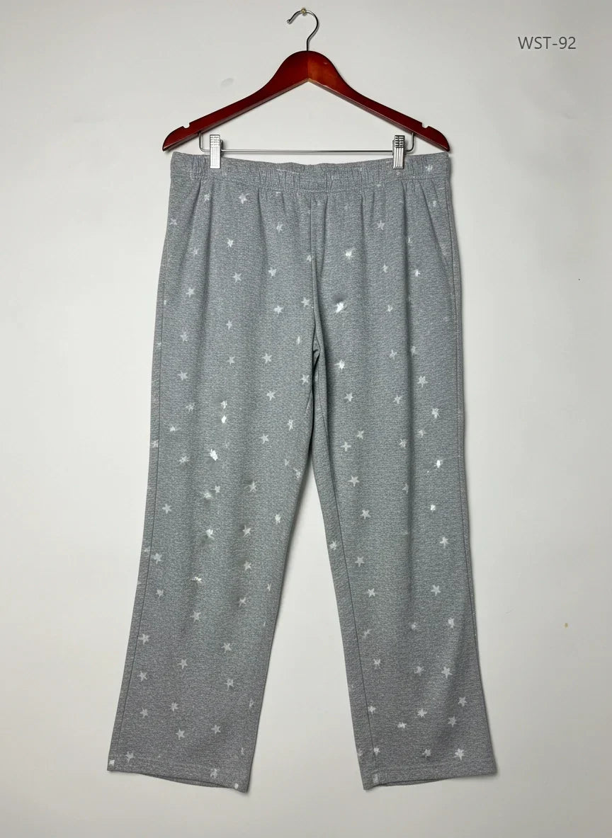 Shop Premium Womens Summer Trousers by Marks & Spencer | Preloved Branded Clothes | Gray Polyester | Womens | OTS Thrift Store Karachi Pakistan