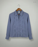 Excellent Condition Womens Summer Tops | Preloved Fosby | Blue Polyester | Thrift Shop for Women Islamabad Pakistan | OTS