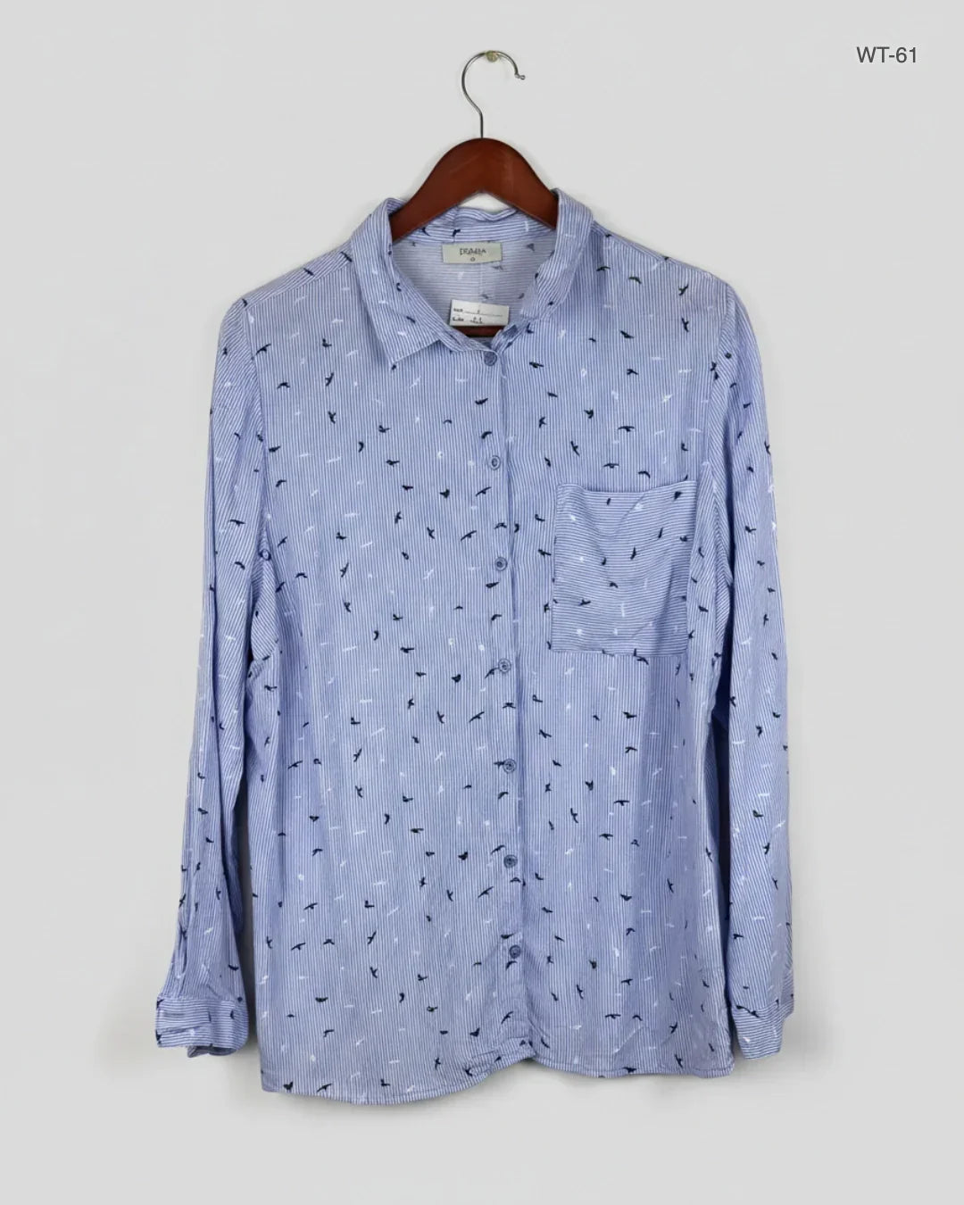 Shop Premium Womens Summer Tops by Papaya | Preloved Branded Clothes | SkyBlue Viscose | Women | OTS Thrift Store Islamabad Pakistan