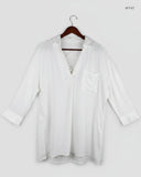 UK Imported secondhand Womens Summer Tops - Belove brand, White Viscose, Premium condition, for Women - Online Thrift Store Lahore Pakistan