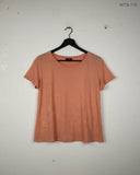 Womens Tshirts | C&A | Preloved Branded | Orange Polyester | Premium | OTS Thrift Store Peshawar Pakistan