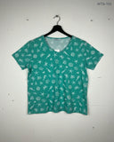 UK Imported secondhand Womens Tshirts - ISLE brand, SeaGreen Polyester, Premium condition, for - Online Thrift Store Peshawar Pakistan