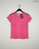 Secondhand Branded Womens Tshirts by Girlswear, Pink Polyester fabric, Premium condition, for - Online Thrift Shop Karachi Pakistan