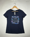 Shop Premium Womens Tshirts by YOURS | Preloved Branded Clothes | DarkBlue Cotton | | OTS Thrift Store Peshawar Pakistan