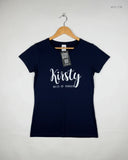 Shop Premium Womens Tshirts by FRUIT OF THE LOOM | Preloved Branded Clothes | DarkBlue Cotton | | OTS Thrift Store Karachi Pakistan