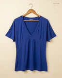 Womens Tshirts | Marks & Spencer | Preloved Branded | Blue Cotton | Premium | OTS Thrift Store Islamabad Pakistan