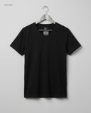 Secondhand Branded Womens Tshirts by BASIC, Black Cotton fabric, Premium condition, for Womens - Online Thrift Shop Lahore Pakistan