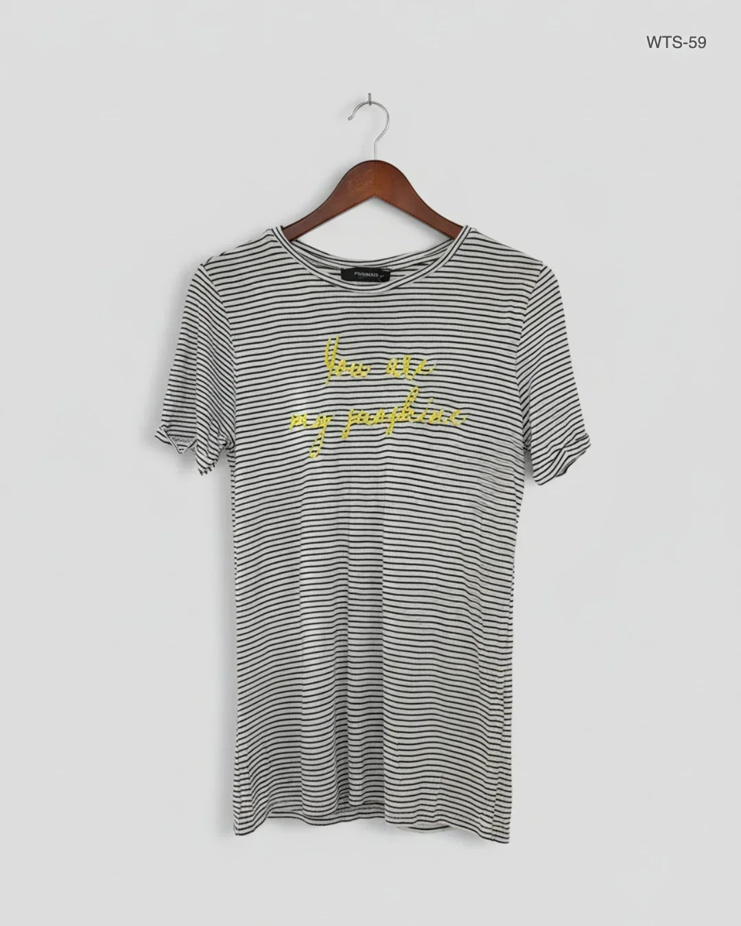 Preloved Premium Womens Tshirts by Primark, Black & White Polyester for Women - OTS Thrift Shop Karachi Pakistan