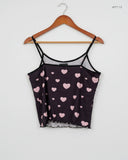 Preloved Premium Womens Tank Top by Unknown, Black Polyester for Womens - OTS Thrift Shop Karachi Pakistan