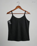 Shop Premium Womens Tank Top by Shein | Preloved Branded Clothes | Black Polyester | Womens | OTS Thrift Store Peshawar Pakistan