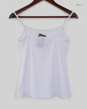 Womens Tank Top | Marks & Spencer | Preloved Branded | White Polyester | Premium | OTS Thrift Store Lahore Pakistan