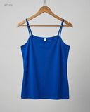 UK Imported secondhand Womens Tank Top - CUT LABEL brand, Blue Viscose, Premium condition, for Womens - Online Thrift Store Peshawar Pakistan