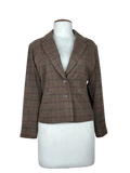 UK Imported secondhand Women Bolero Coatt - La Redoute brand, Brown Polyester, Premium condition, for Womens - Online Thrift Store Karachi Pakistan