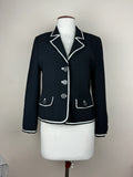 Preloved Premium Women Bolero Coat by Basler, Black Viscose for Womens - OTS Thrift Shop Karachi Pakistan