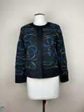 Women Bolero Coat | Shanis | Preloved Branded | Black Polyester | Premium | OTS Thrift Store Karachi Pakistan