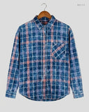 Button Down Shirt | DENIM Co | Preloved Branded | Blue Cotton | Premium | OTS Thrift Store Islamabad Pakistan