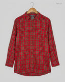 Button Down Shirt | Primark | Preloved Branded | Red Viscose | Premium | OTS Thrift Store Islamabad Pakistan