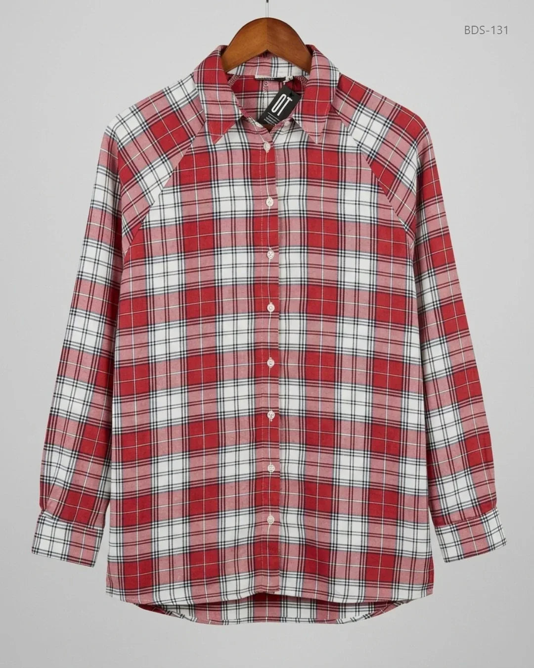 Secondhand Branded Button Down Shirt by ASOS, Red VISCOSE fabric, Premium condition, for Womens - Online Thrift Shop Peshawar Pakistan