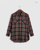 Shop Premium Button Down Shirt by New Look | Preloved Branded Clothes | Multi Cotton | Women | OTS Thrift Store Islamabad Pakistan