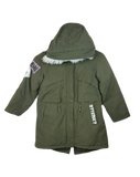 Shop Premium Girls Jackets by Zara | Preloved Branded Clothes | Olive Polyester | Girls | OTS Thrift Store Peshawar Pakistan
