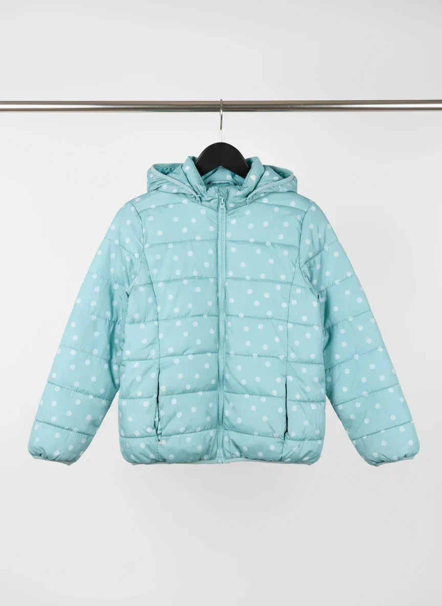 Excellent Condition Girls Jackets | Preloved Sinsay | Turquoise Polyester | Thrift Shop for Girls Islamabad Pakistan | OTS