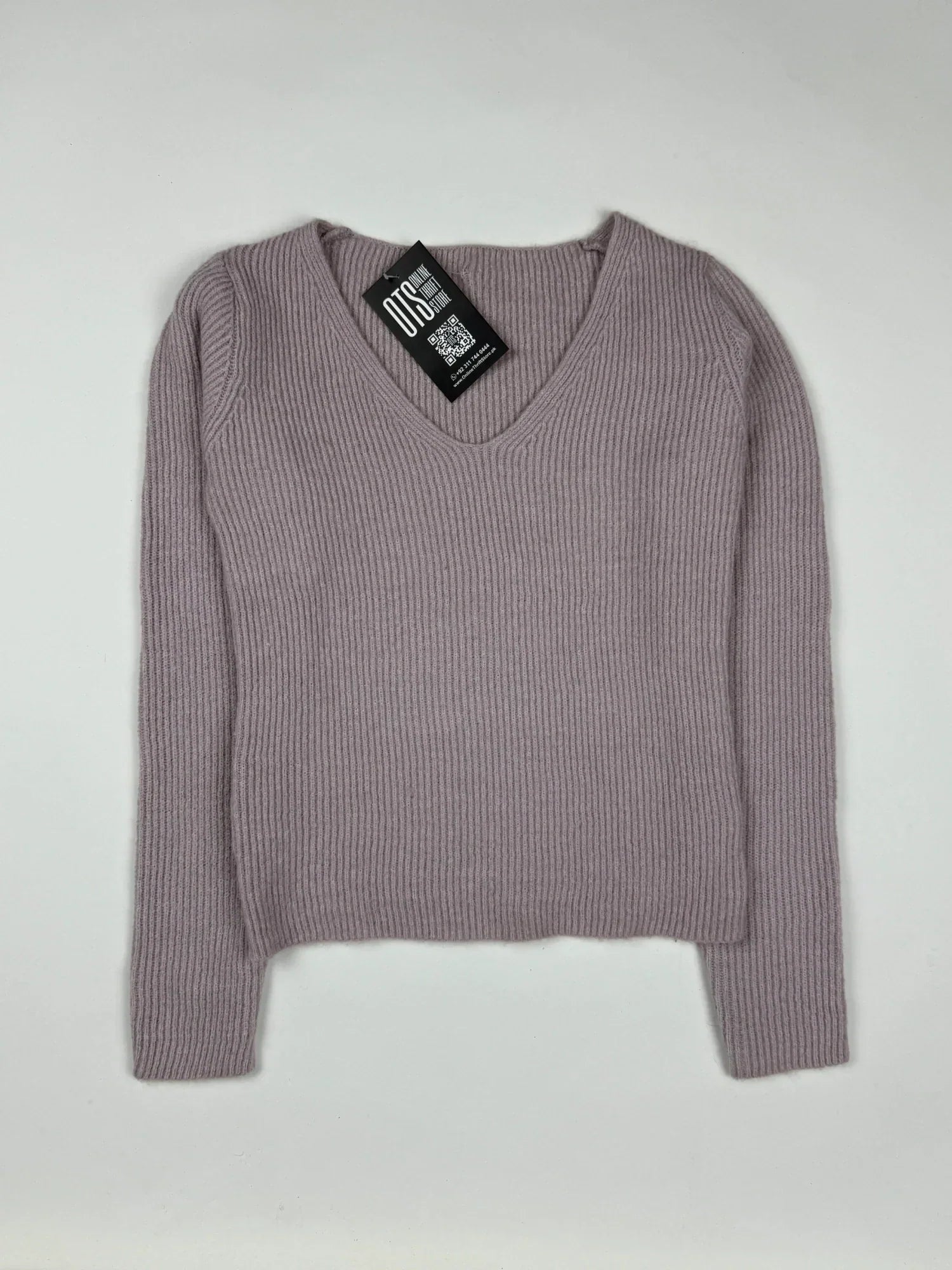 Shop Premium Girls Sweaters by Shein | Preloved Branded Clothes | Camel Acrylic | Girls | OTS Thrift Store Islamabad Pakistan