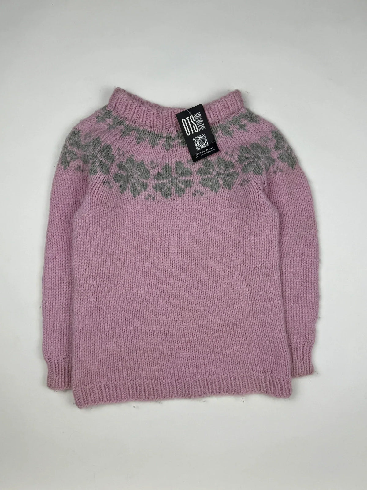 Girls Sweaters | Cut label | Preloved Branded | Pink Wool | Excellent | OTS Thrift Store Lahore Pakistan