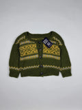 Preloved Premium Girls Sweaters by Cut label, Green Wool for Girls - OTS Thrift Shop Peshawar Pakistan