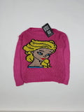 Preloved Excellent Girls Sweaters by Cut label, Pink Acrylic for Girls - OTS Thrift Shop Peshawar Pakistan