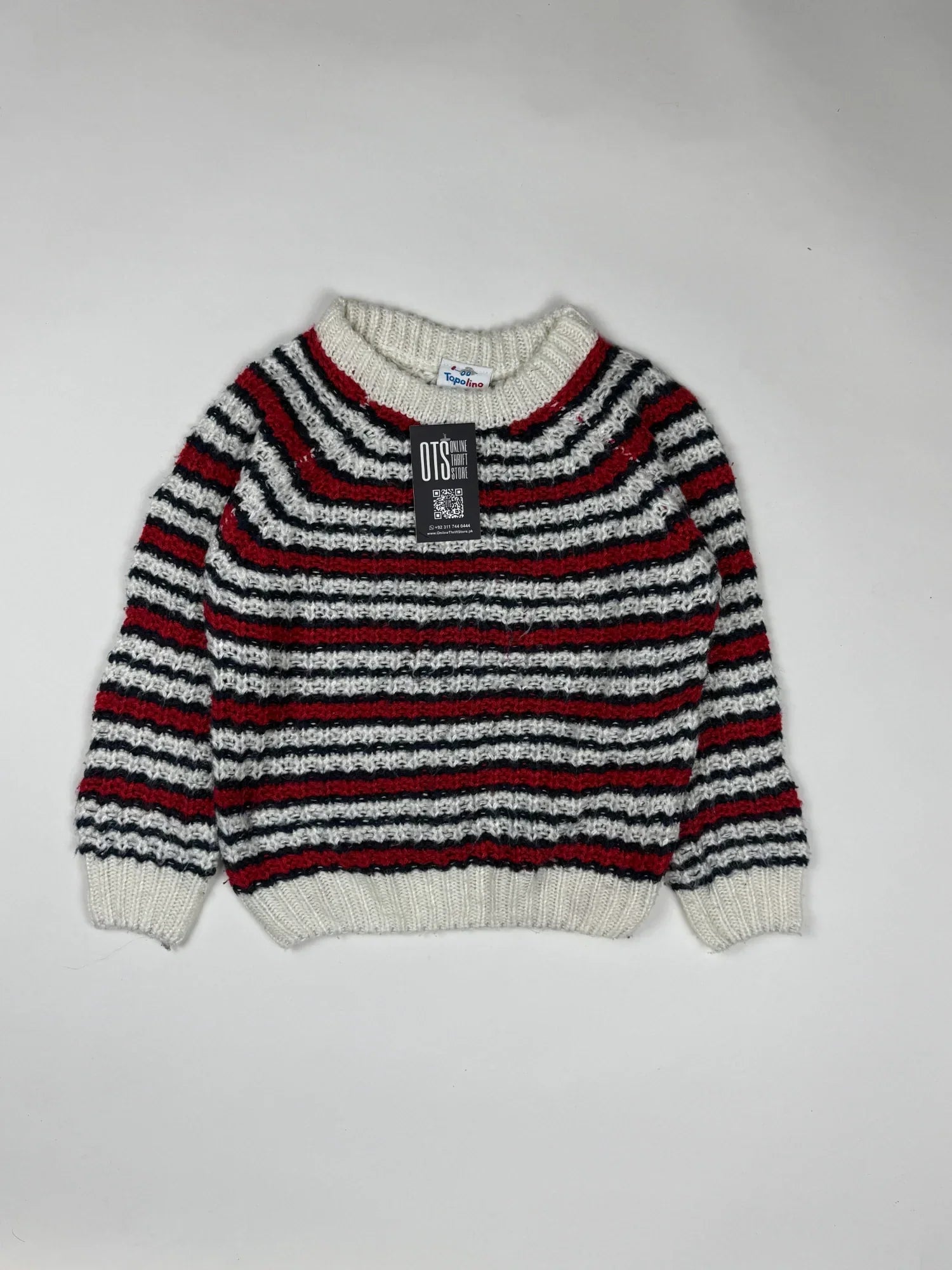 Shop Premium Girls Sweaters by Topolino | Preloved Branded Clothes | Multi Wool | Girls | OTS Thrift Store Islamabad Pakistan